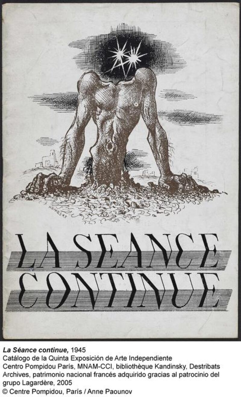 La Séance continue (1945). Courtesy Centre Pompidou  / Anne Paounov.