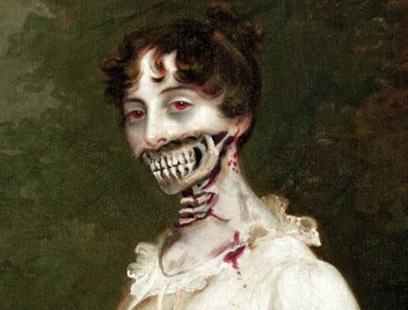The cover image from Pride and Prejudice and Zombies. From syrupy Bollywood romances to blood-drenched horror fiction, Austen has proved to be one of the world's most adaptable authors.