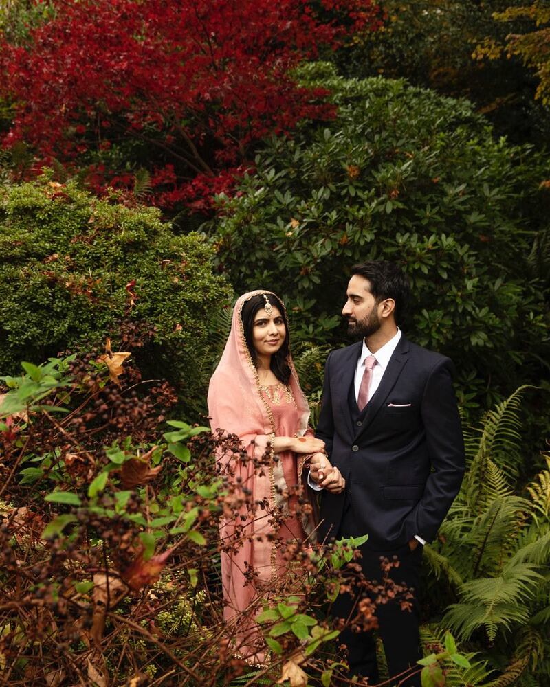Malala's wedding photos were taken by award-winning photographer Malin Fezehai.