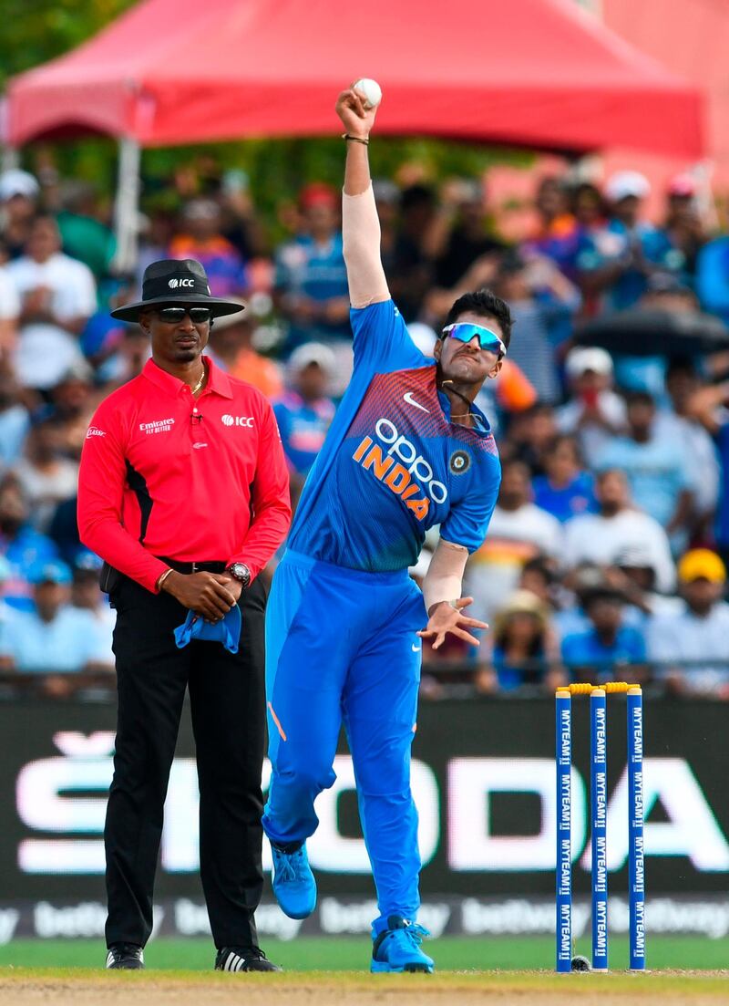 Washington Sundar (5/10): The off-spinner opened the bowling in the first two games, taking three wickets in all. But he proved much too expensive and had little opportunity to shine with the bat. The T20 specialist, however, should be persisted with. AFP