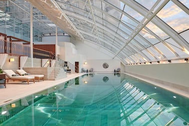 The hotel's 20-metre pool is London’s largest in a hotel with natural daylight. Courtesy Jumeirah