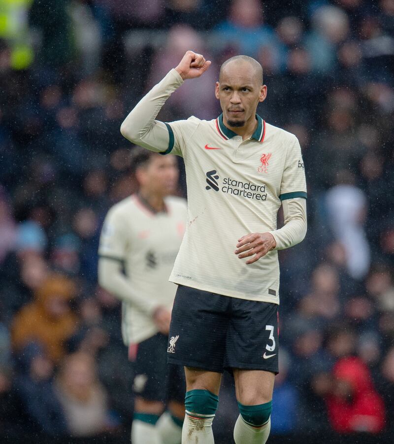 Fabinho - 7. The Brazilian dug in and came out on top in the midfield scrap. He was first to many free balls in the central areas. His goal settled the match and came as a result of a committed run. EPA
