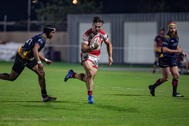 Charlie Taylor was among the scorers for Dubai Tigers in their win over Doha in the West Asia Premiership