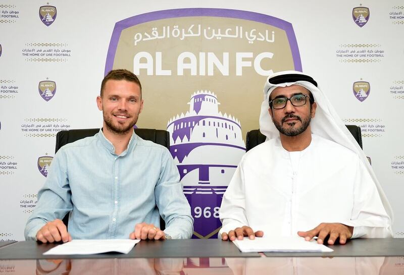 Marcus Berg saw his move to Al Ain from Greek club Panathinaikos pushed through on Wednesday, June 27, 2017.