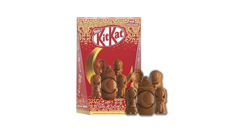 'Icon'praline chocolates, Dh22, KitKat