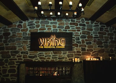 The interiors of Viking restaurant have been designed to recreate a Viking longhouse. Photo: Viking restaurant