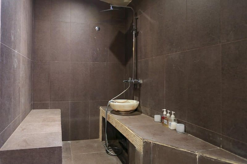 A Moroccan bath room at De La Mer Day Spa. Sarah Dea / The National
