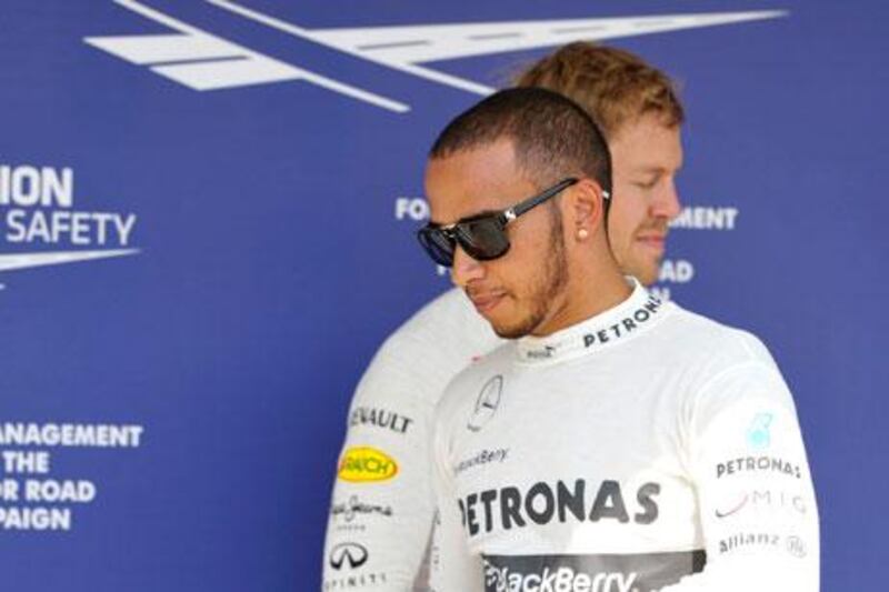 Lewis Hamilton is not confident his Mercedes has the pace to beat Sebastian Vettel's Red Bull.