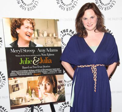 In this file photo taken on August 04, 2009 Author Julie Powell attends a screening of "Julie and Julia" at the Paley Center For Media in New York City. AFP