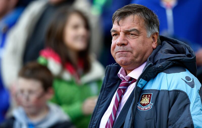 WIGAN, ENGLAND - OCTOBER 27:  Manager Sam Allardyce of West Ham before the Barclays Premier League match between Wigan Athletic and West Ham United at the DW Stadium on October 27, 2012 in Wigan, England. (Photo by Paul Thomas/Getty Images) *** Local Caption ***  154833024.jpg