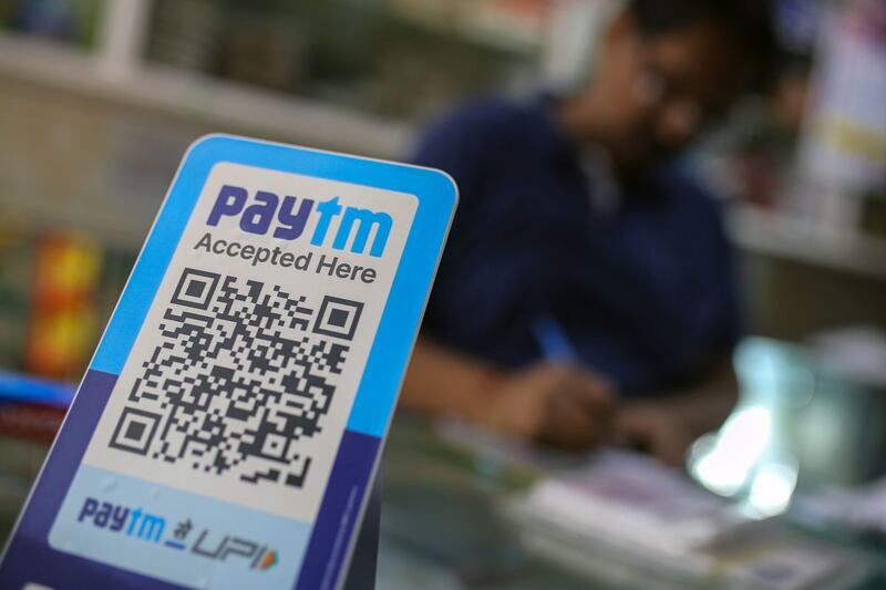 JPMorgan cut Paytm's rating to 'underweight' from 'neutral' and slashed target price to 600 rupees from 900 rupees. Bloomberg