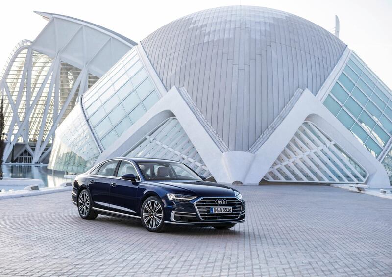 Audi A8. Courtesy Audi AG