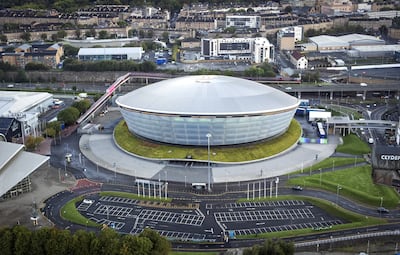 The SSE Hydro on the Scottish Event Campus alongside the River Clyde in Glasgow, which will host the UN Climate Change Conference of the Parties (Cop26) next month. Image: PA