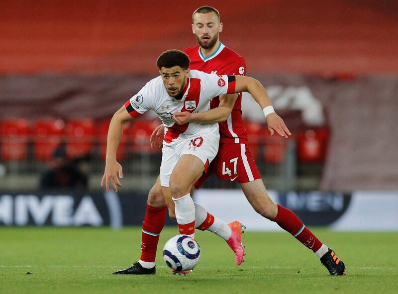 Che Adams - 4. The 24-year-old missed two excellent chances. His attempt to score when presented with the ball by Alisson late in the game was tame. Withdrawn for Djenepo with 11 minutes left. Reuters
