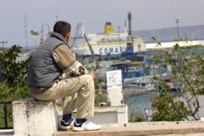 Tangiers, with its economic difficulties and slums, is the point of departure for would-be immigrants trying to illegally reach the European mainland across the Straits of Gibraltar.