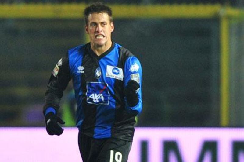 Atalanta’s Argentine 30-year-old forward, German Denis, is the leading scorer in the Serie A.