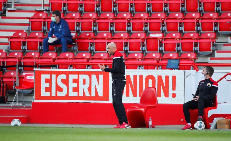 Union Berlin's Austrian assistant head coach Markus Hoffmann. AFP