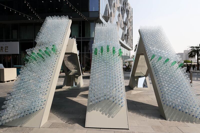 Public art installation ‘Refractions’ by Peahead.Eco and Beyrac Architects