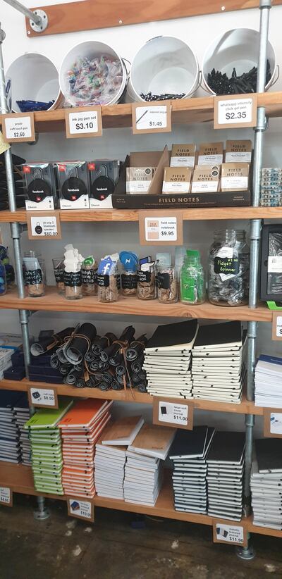 The Facebook headquarters has a 'swag store' where you can pick up branded merch. Photo: Nyree McFarlane 