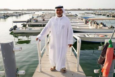 Fisherman Ahmad Al Shahi says the development of the port is the kind he has been waiting to see for years. Antonie Robertson / The National