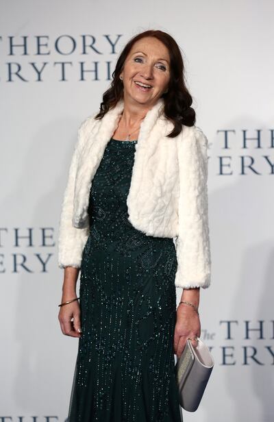 LONDON, ENGLAND - DECEMBER 09:  Jane Hawking attends the UK Premiere of "The Theory Of Everything" at Odeon Leicester Square on December 9, 2014 in London, England.  (Photo by Tim P. Whitby/Getty Images)