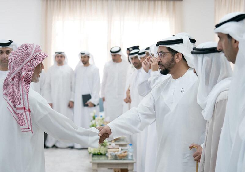 Sheikh Hamdan bin Zayed Al Nahyan, Ruler's Representative in Al Dhafra Region, continued inspecting several cities of Al Dhafra Region, by visiting Dalma Island.
During his visit, Sheikh Hamdan inspected the progress of several residential and services facilities and projects, due to their key role in facilitating the island’s economic and social growth. WAM