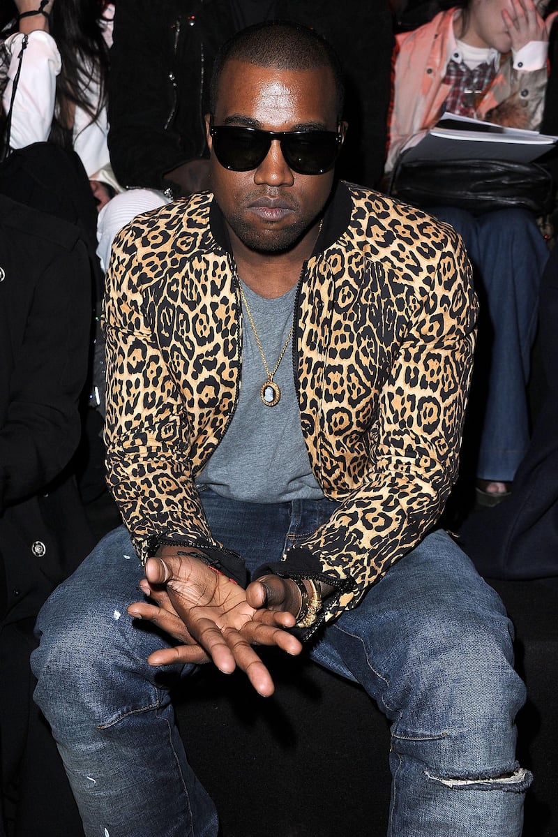 PARIS, FRANCE - MARCH 04:  Kanye West attends the Vivienne Westwood Ready to Wear Autumn/Winter 2011/2012 show during Paris Fashion Week at Pavillon Concorde on March 4, 2011 in Paris, France.  (Photo by Pascal Le Segretain/Getty Images)