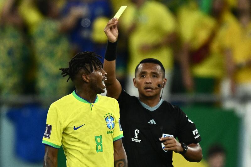 Fred 7: Effective alongside his Manchester United teammate Casemiro. Brazil were more workmanlike with two midfielders and Neymar absent, though Fred plays in a more advanced role for club compared to country. Booked for a foul after he miscontrolled the ball. AFP