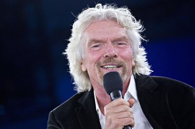 Billionaire Richard Branson, founder and president of Virgin Atlantic Airways Ltd., speaks during a discussion at the Goldman Sachs 10,000 Small Businesses Summit in Washington, D.C., U.S., on Tuesday, Feb. 13, 2018. Goldman's 10,000 Small Businesses is an investment that brings economic opportunity and assists entrepreneurs to create jobs by providing better access to education, capital and business support services. Photographer: Andrew Harrer/Bloomberg