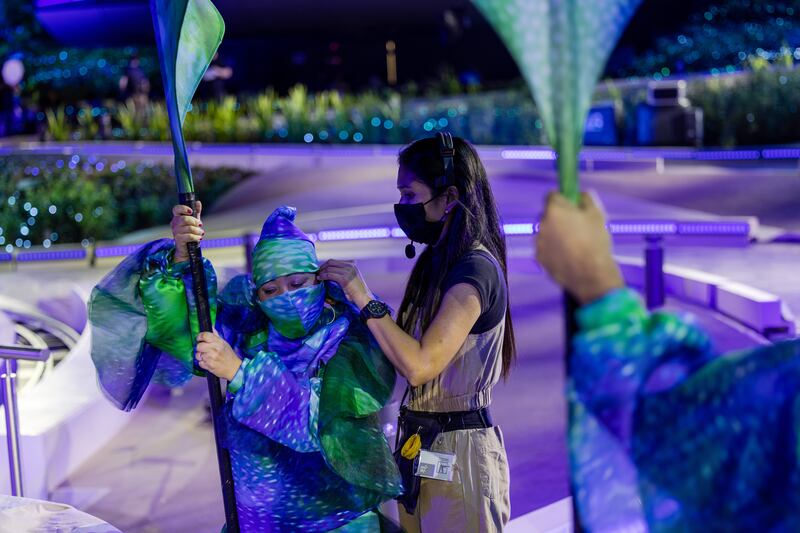Opening Ceremony dress rehearsal - behind the scenes, Expo 2020 Dubai. Photo by Walaa Ahmed/Expo 2020 Dubai