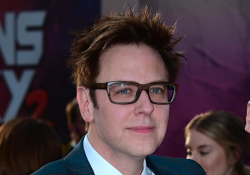 (FILES) In this file photo taken on April 19, 2017, writer and director James Gunn arrives for the world premiere of the film "Guardians of the Galaxy Vol. 2" in Hollywood, California. "Guardians of the Galaxy" franchise director James Gunn has been axed from the third movie over a series of offensive messages posted on Twitter several years ago. The tweets, mainly from 2008 and 2011, joked about taboo topics such as rape and pedophilia. Disney, which owns the franchise as the parent company of Marvel Studios, sent AFP a statement July 20, 2018 confirming the studio was parting ways with one of its biggest stars.   / AFP / Frederic J. Brown
