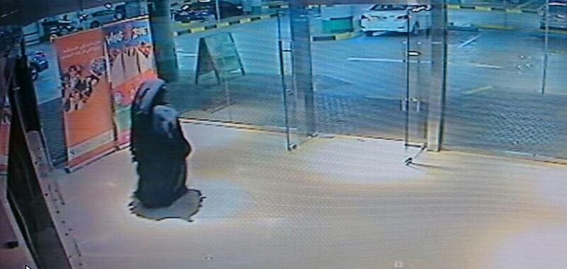 The stabbing suspect on CCTV footage released by Security Media. Col Bourscheid urged anyone with any information to contact police or the Ministry of Interior on 800 2626. Courtesy Security Media