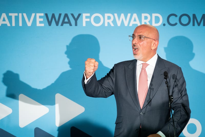 OUT OF THE RACE: Nadhim Zahawi — newly appointed Chancellor has promised to cut taxes and push ahead with the reforms he started in his previous role as education secretary, to ‘deliver a great education for every child’. PA