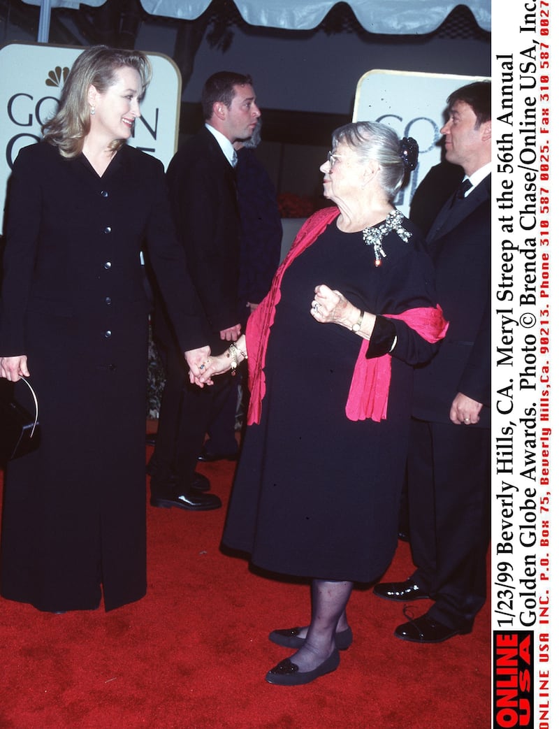 1/23/99 Beverly Hills, CA. Meryl Streep at the 56th Annual Golden Globe Awards.