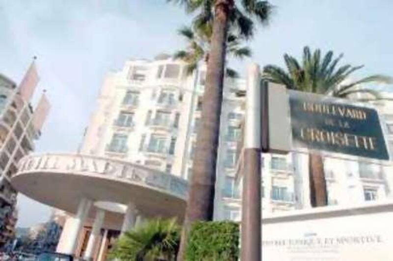 CANNES, FRANCE, September 6, 2005: The Hotel Martinez on the Boulevard De La Croisette in Cannes. Mark St George / Rex Features

REF al31JL-hotelinsiderCANNES 31/07/08


