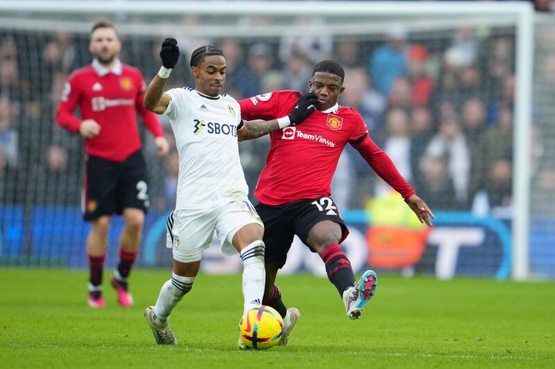 Tyrell Malacia, 5 - Third minute challenge went a big way from stopping Leeds taking the lead. Then intercepted and won the ball, before a bang to the head brought play to a stop. Had a torrid time for much of game.

AP