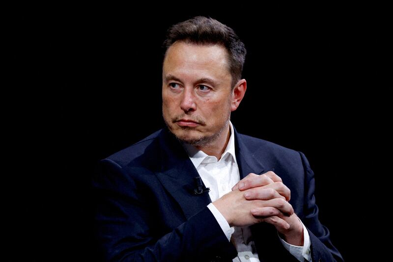 Tesla chief Elon Musk at the Viva Technology conference in Paris. Reuters