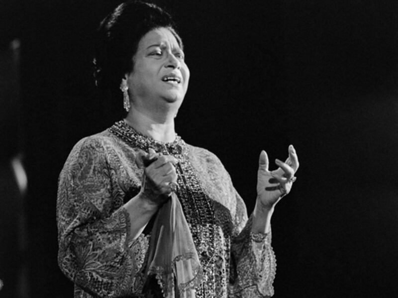Two concerts will be dedicated to the work of Egyptian singer Umm Kulthum. AFP