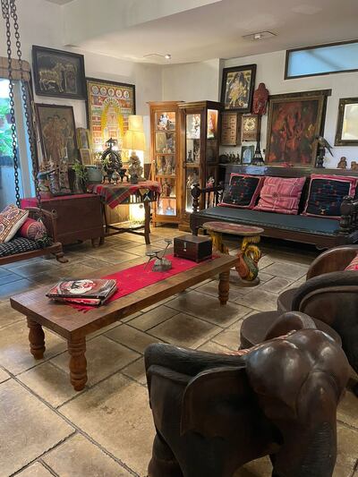 Fashion designer Richa Kapoor gets her hit of dopamine by surrounding herself with vintage furniture. Photo: Richa Kapoor