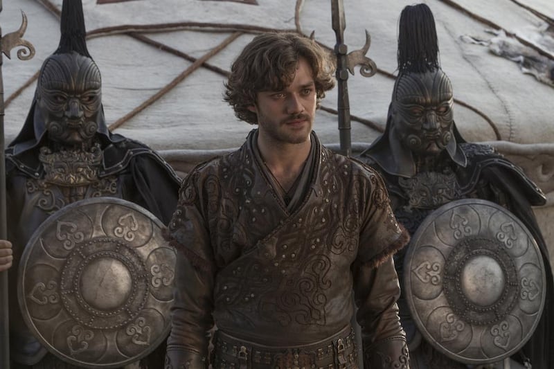Marco Polo stars Italian actor Lorenzo Richelmy in the title role. Phil Bray / Netflix 