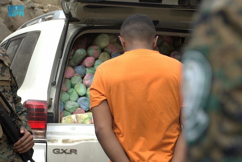 Security patrols in the regions of Jazan and Asir arrested more than 80 suspects.