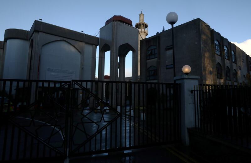 General view shows outside of the London Central Mosque. Reuters