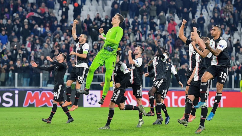Juventus top their group after the 1-0 victory over Atletico Madrid. EPA