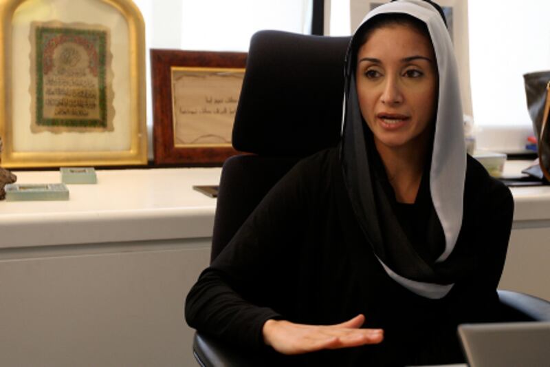

DUBAI, UNITED ARAB EMIRATES Ð Oct 1: Najla Al Awadhi, General Manager of Dubai One TV during the interview in her office at Dubai Media Incorporated Headquarters in Dubai. (Pawan Singh / The National) For Business. Story by Keach
 *** Local Caption ***  PS11- DUBAI ONE.jpg