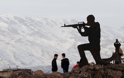 epa07303939 A view of Mount Hermon from Ben Tal overlooking in the Golan Heights, 20 January 2019. A rocket has been fired from Syria toward the Mount Hermon Resort, in reaction to an Israeli air strike near Damascus, Israel's army report that the rocket was intercepted by its  â€˜Iron domeâ€™ aerial defense systems.  EPA/ATEF SAFADI