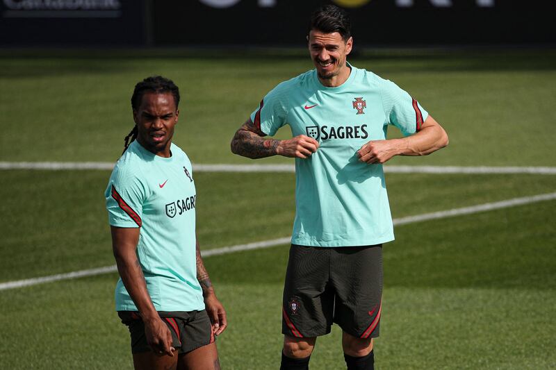 Likewise with Pepe's 37-year-old Portugal teammate Jose Fonte, right. AFP