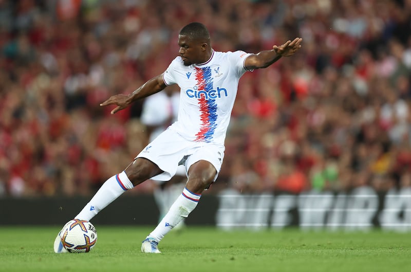 Cheick Doucoure – 6. The Malian spent most of the time stopping Liverpool attacks but he supplied Zaha with the ball when the striker hit the post. Hughes came on for him with 11 minutes to go. Getty Images