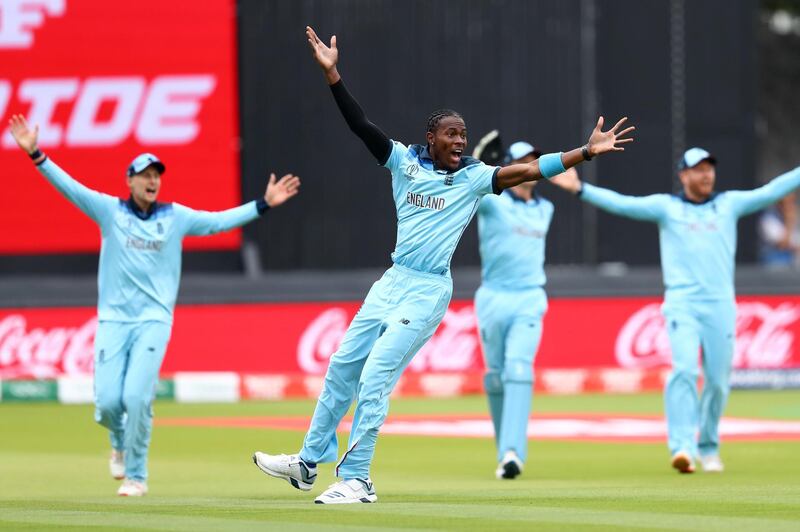 Jofra Archer (7/10): Bowled a fiery opening spell without any success - perhaps because he was bowling a bit short. But he came back well at the death and got himself a wicket. Did well to concede just 42 runs in his 10-over spell. But he made his day, and England's, after bowling a brilliant super over. Getty Images