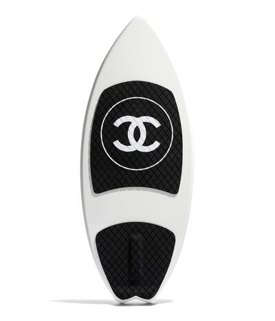 Chanel skimboard, courtesy Chanel