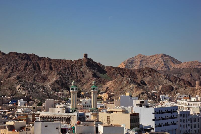 Skyline of courage yard, Muscat, Oman (Photo by: Bildagentur-online/UIG via Getty Images) *** Local Caption ***  bz21au-oman-construction.jpg